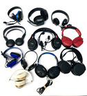 Head Phones Gaming Head Sets As Is For Parts Untested — photo 1