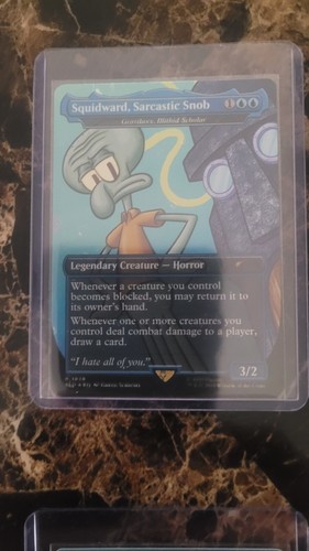 Spongebob secret lair mtg legends of bikini bottom foil - Picture 7 of 9