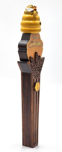 Anheuser Busch Michelob Golden Honey Wheat Bees And Hive Beer Tap Handle 13.5 in - Picture 5 of 18