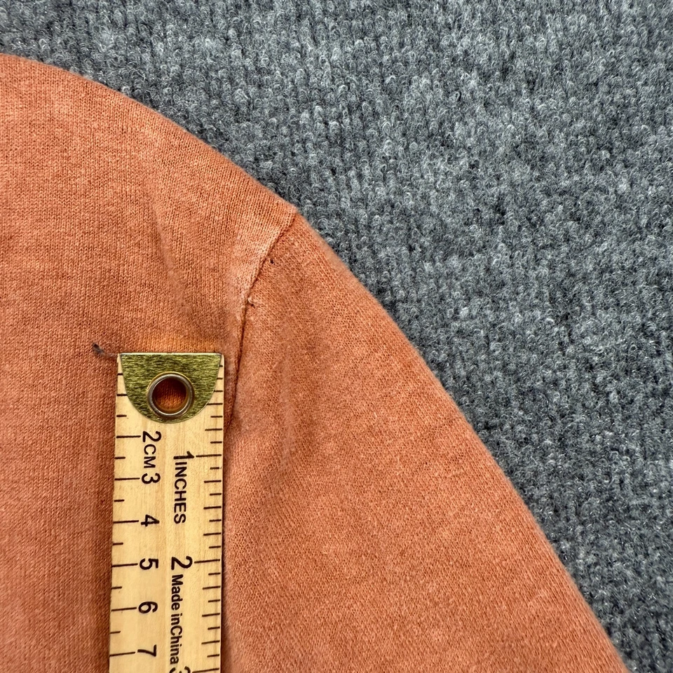 Pulôver Earth Creations Top Feminino S Ferrugem Cropped Lagenlook Minimalista Casual - Imagem 4 de 4