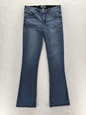 Democracy Ab Solution Jeans Womens 8 Blue Mid Rise Bootcut Stretch Denim Shaping