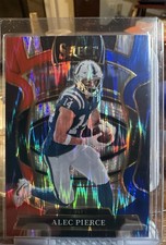 2025 Panini Select - Concourse Alec Pierce #32 Red & Blue Shock Prizm