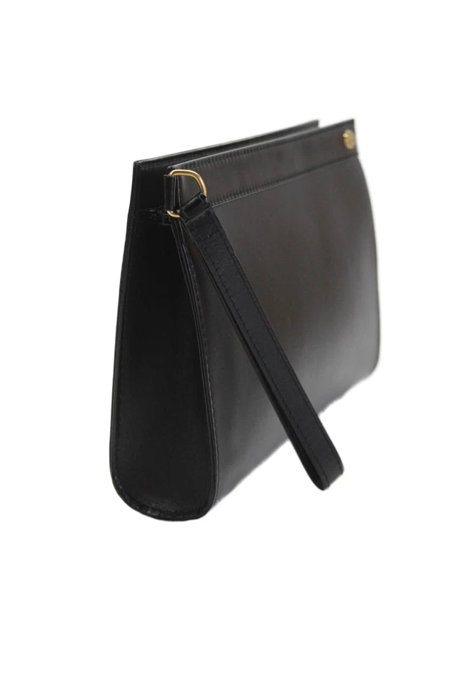 Bolso sin asas de cuero negro Dunhill para hombre Foto 2 de 4