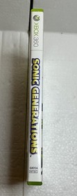 Sonic Generations" for the Xbox 360 console