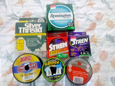 Stren, Zebco, and others Fishing Line Lot