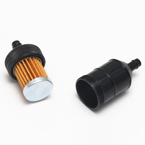 8mm Motorbike CNC Aluminum Filter Element Reusabl Cleanable Fuel Filter Oil Line - Picture 11 of 15