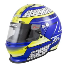 Zamp RZ-62 Racing Helmet Blue/Green Snell SA2020