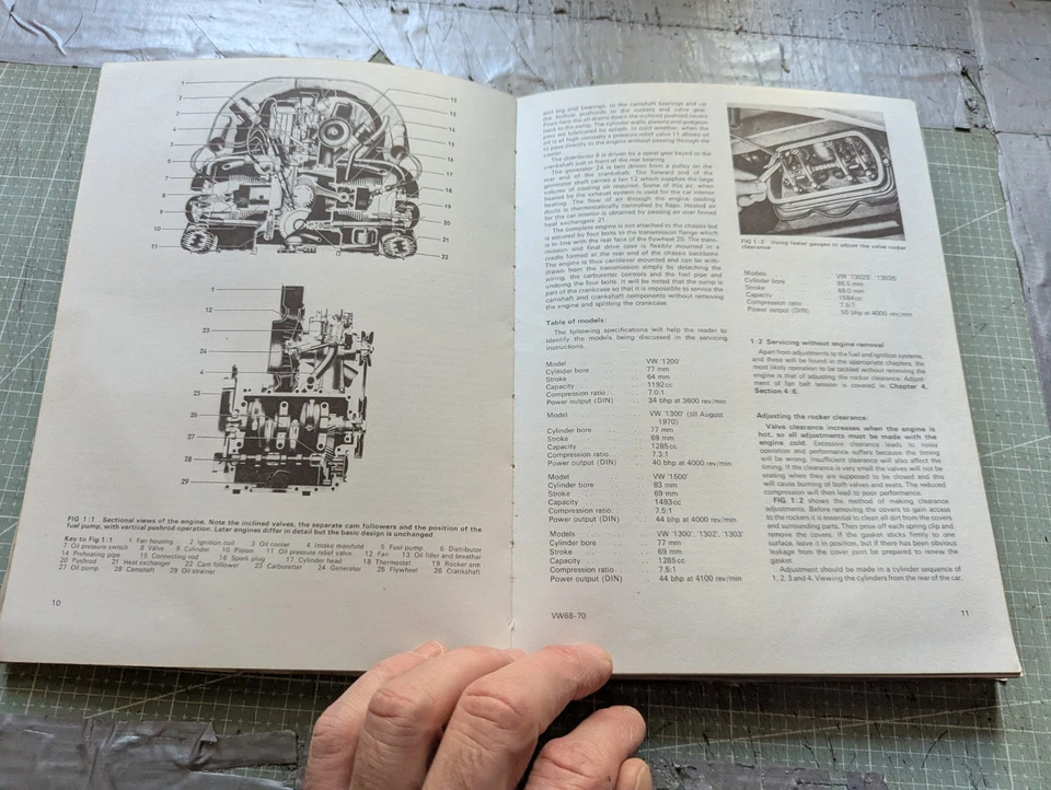 VW Beetle 1200, 1300, 1302, 1303, 1500, 1600, & Karmann-Ghia Workshop Manual - Image 2 of 4