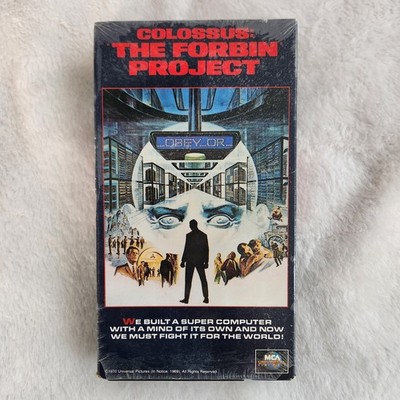 Colossus - The Forbin Project VHS 1994 Horror Scifi Space Alien Movie Watermark 
