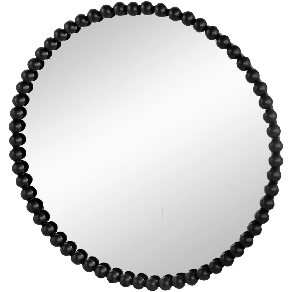 A&B Home 83729-DS Harley 32 X 32 inch Black Wall Mirror - Image 3 of 4