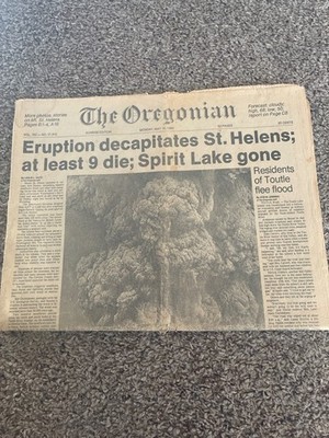 The Oregonian Newspaper May 19, 1980 Mount St. Helens Eruption Complete 52 Pages