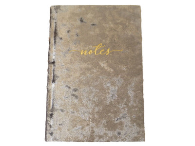 Deluxe Notes Eccolo grau Samt fester Einband Journal linierte Seiten Notizbuch neu
