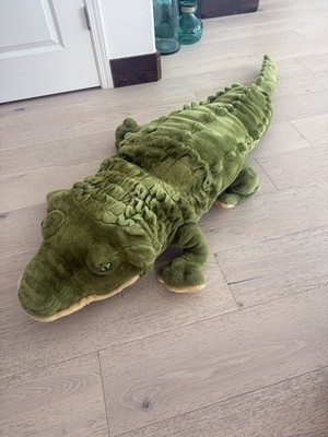 LARGE Melissa & Doug Alligator 6 ft Plush Toy Stuffed Animal Pillow Crocodile