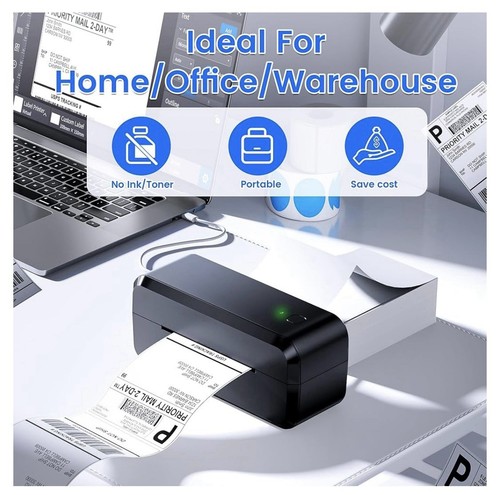 Bluetooth Thermal Shipping Label Printer - 第 4/10 張圖片