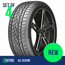 4 X New - 22545zr17 Continental Extreme Contact Dws06 Plus 91w