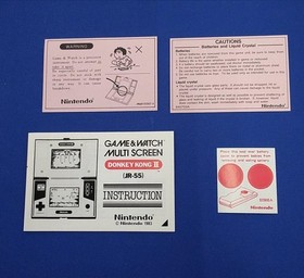 Nintendo Game Watch Donkey Kong Jr II JR-55 North America Handheld Japan