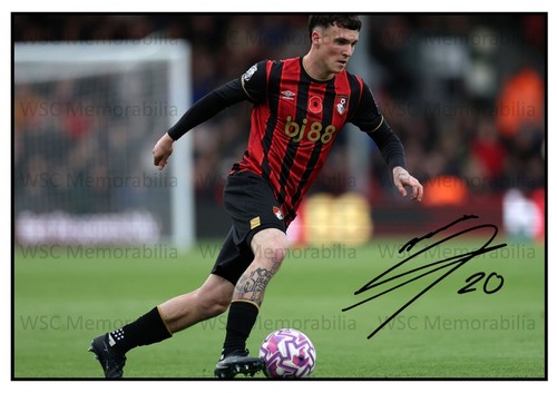 11982. Alex Jimenez Signed Pictures (A4 Prints) Bournemouth AC Milan