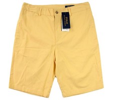 Polo Ralph Lauren Boys Shorts 18 Bermuda Style Flex Stretch 4-Pocket Yellow 50