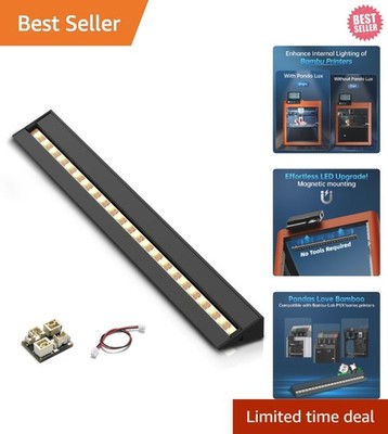 Durable Aluminum LED Strip Light Upgrade - Panda Lux for 3D Printers 5V/0.3A