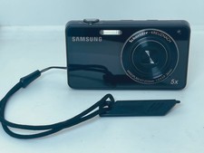 Samsung ST700 16.1MP 5x zoom Compact Digital Camera Dual screen Black Tested