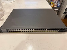 Netgear GS752TP 52-Port PoE Gigabit Ethernet Smart Switch, Managed - Silver/Gray