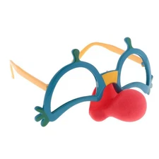 Funny Clown Red Nose glasses for party Eyewear Hallowmas