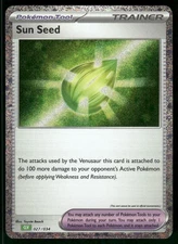 Sun Seed 027/034 Classic Collection Holo NM Pokemon Trading Card Game Classic
