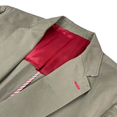 El Ganso Men s 100% Cotton 2-Button Chino Blazer Khaki/Tan   36S