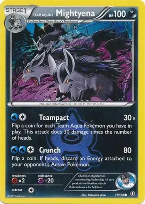 Team Aqua's Mightyena