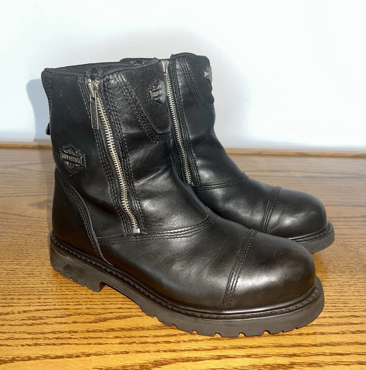 M Black Biker Boots for Men for sale | eBay display picture 2