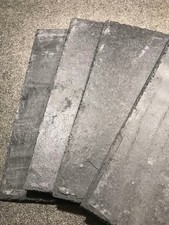 Natural flat slate pieces / x 4, aquarium, reptile, fish, vivarium, tank