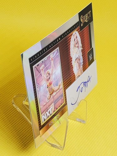 Sol Ruca 2024 Panini Select WWE Silver Ringside Action Signatures Auto ...
