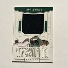 Jesus Luzardo 2020 National Treasures Rookie Colossal Materials Jersey /99