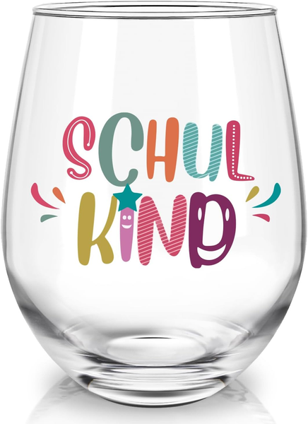 Joymaking Weinglas Abschiedsgeschenk Erzieherin, Geschenk Erzieherin Abschied, D-image