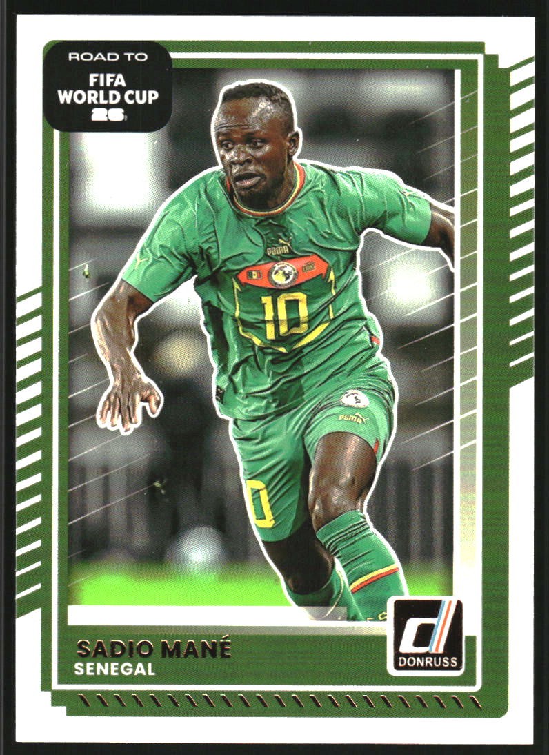 2025-26 Donruss Road to FIFA World Cup #7 Sadio Mane - SCR