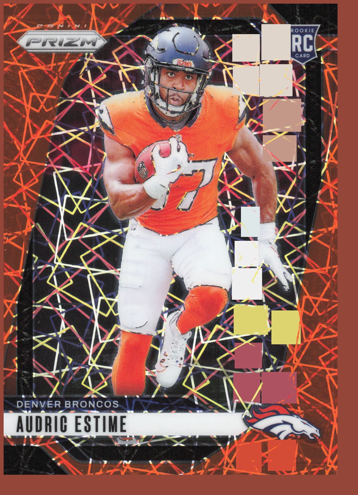 2024 Panini Prizm #306 Audric Estime Lazer