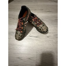 Asics Track Spikes Mens 6.5 Cross Freak 2 Green Camo Running Shoes Track Field