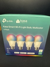 Kasa Smart Light Bulbs Multicolor Dimmable Smart Wi-F Bulbs 4-Pack LED A19 60W
