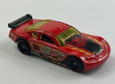 2008 Hot Wheels Circle Tracker Diecast Race Car 1:64 Scale Red 08 Loose  HWL7