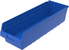 Blue 6-Pack Nesting Storage Bins - Easy Organization Solution