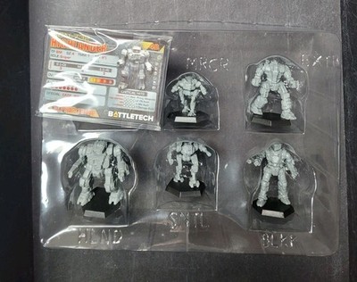 Battletech Comstar Command Level II STAR 5 Mech DOES NOT HAVE King Crab Catalyst