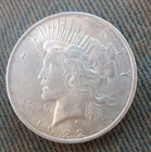 1922 Peace Dollar $1 Silver Coin Circulated Business Strike Uncertified