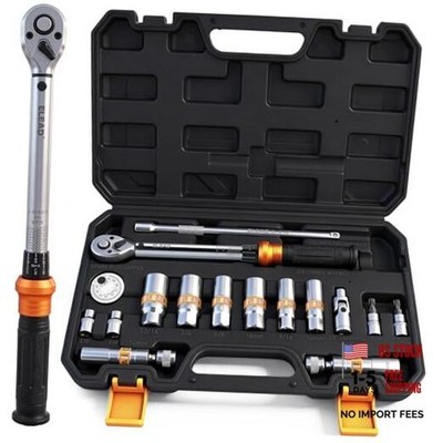 Socket Set, 3/8'' Drive Swivel Magnetic Spark Plug Removal 16-Piece Spark Plug