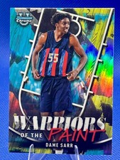 2025 Bowman Chrome Dame Sarr Warriors of the Paint Refractor #WP-21 Court Vision