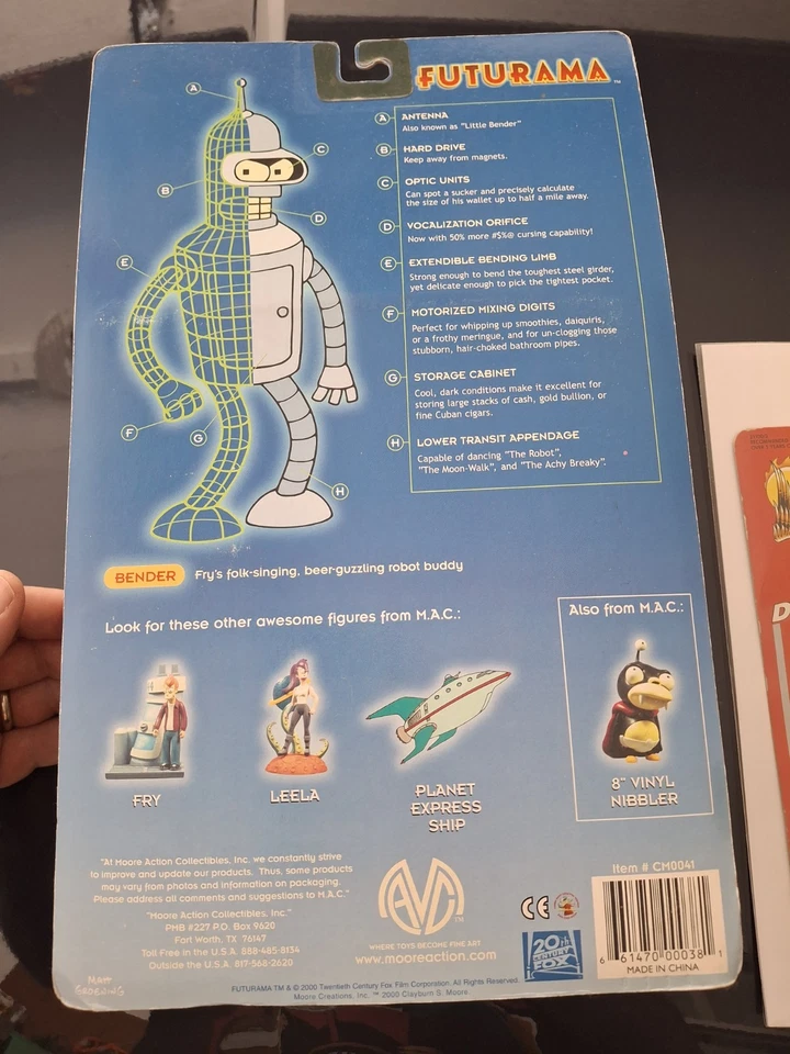 Futurama Chef Bender FIGURE PREVIEWS EXCLUSIVE MOC - Image 3 of 4