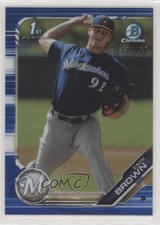 2019 Bowman Chrome Prospects Blue Refractor 133/150 Zack Brown #BCP-152 no9