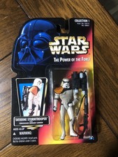 1996 Kenner Star Wars The Power of the Force Tatooine Stormtrooper Red Card New