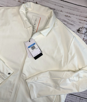 Nike 24.7 PerfectStretch Jacket Dri-FIT UV IF2867 Mens Tall Medium Bone White