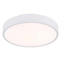 Led Deckenleuchte Wohnzimmerlampe Metall Weiß Matt Cct Schiebeschalter D 33,2 Cm