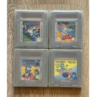 Capcom Nintendo Game Boy Mega Man 1-3 & Rockman World 5 PAL Paket